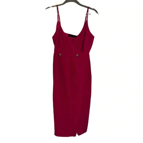 House of Harlow 1960 x Revolve Danira Dress Fuchsia Size XS - Picture 4 of 9
